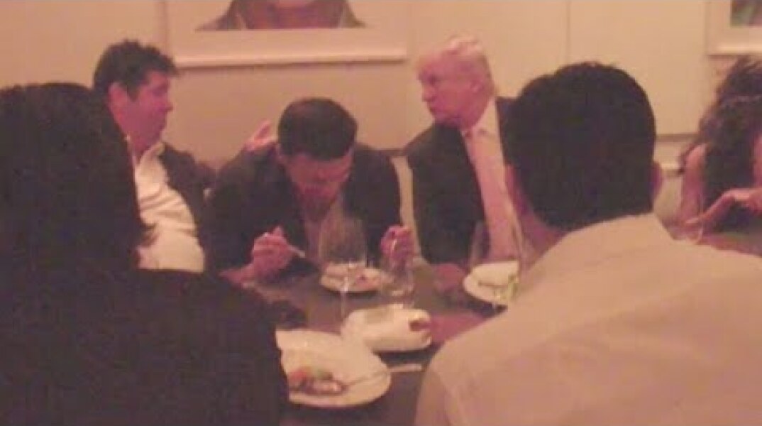 Video shows Trump with associates tied to email controversy