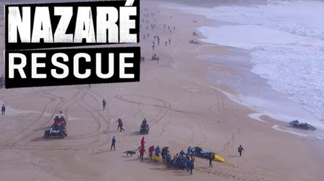 Alex Botelho Survives Jet Ski Incident at 2020 WSL Nazaré Tow Surfing Challenge