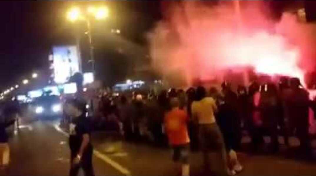 POLICE BRUTALITY Macedonia Name Change Protests - Skopje June 17, 2018