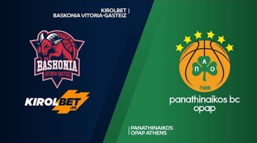 KIROLBET Baskonia Vitoria-Gasteiz - Panathinaikos OPAP Athens Highlights | EuroLeague RS Round 9