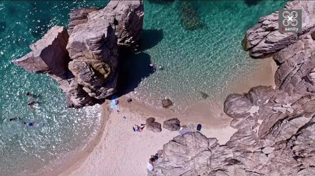 Ο ανέγγιχτος παράδεισος της Χαλκιδικής - Στα σύνορα του Αγίου Όρους |  Greece Drone