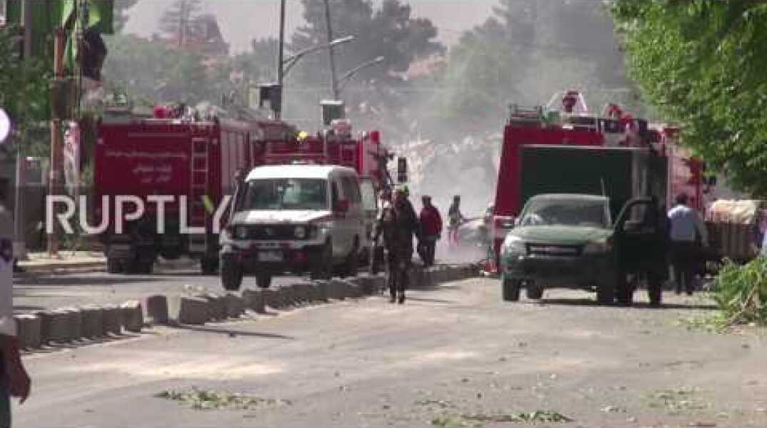Afghanistan: Death toll climbs as emergency services rush to scene of Kabul car bomb