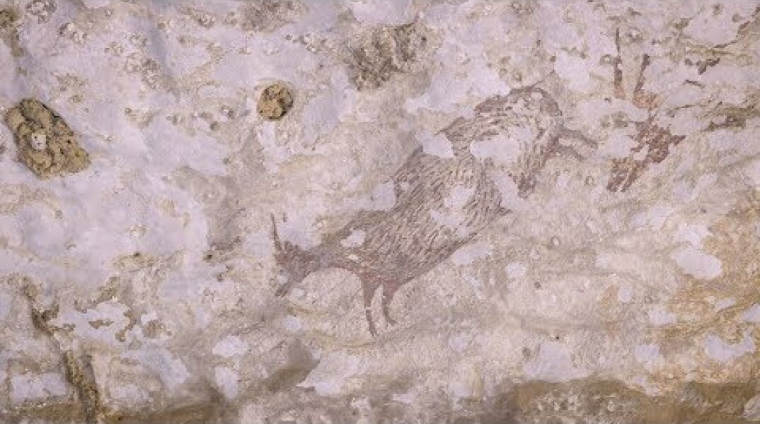 Earliest hunting scene in prehistoric art