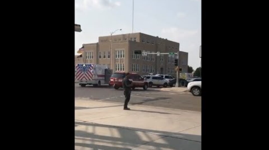 Police on Scene of New Mexico Library Shooting