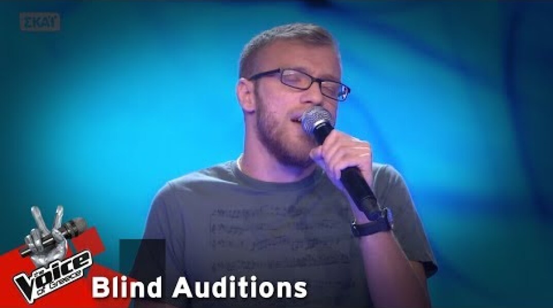 Δαυίδ Καναβός - Thinking out loud | 8o Blind Audition | The Voice of Greece
