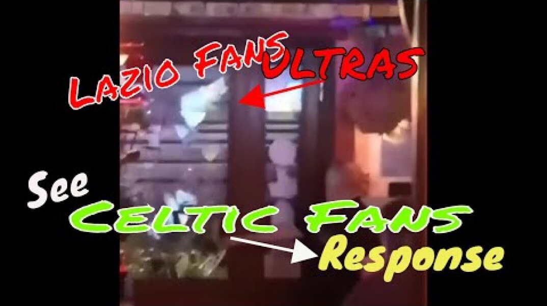 Lazio Fans V Celtic Fans