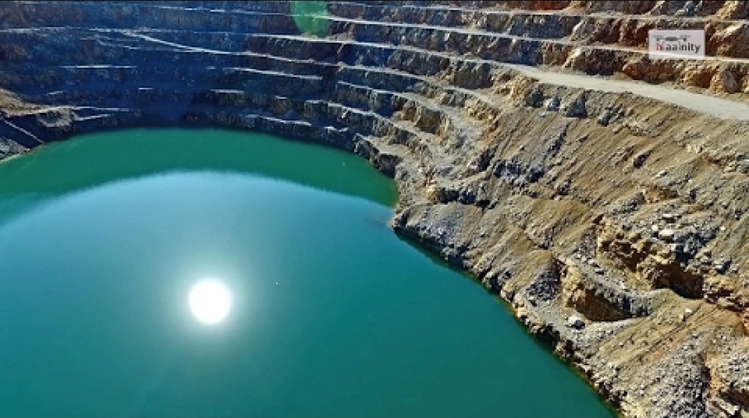 Η λίμνη των ανατινάξεων | The blasting lake Greece Drone