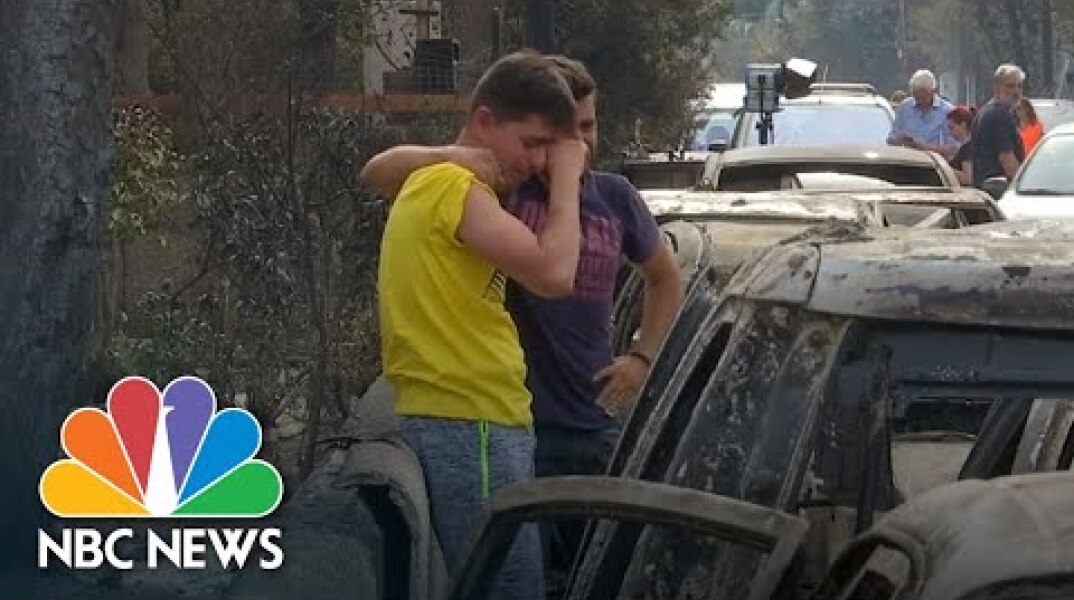 Greek Father Saved His Baby But Couldn’t Save His Wife | NBC News
