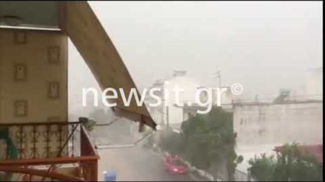 Καταιγίδα στην Αττική