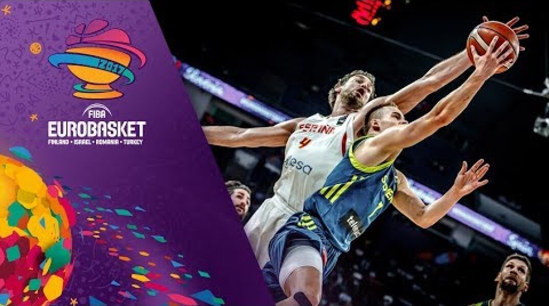 Spain v Slovenia - Highlights - Semi-Final - FIBA EuroBasket 2017