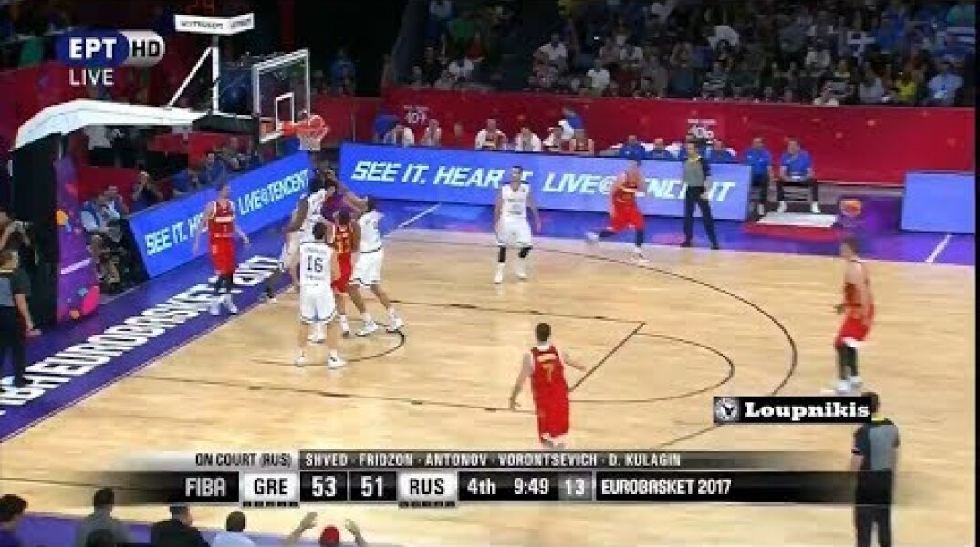 Ελλάδα - Ρωσία 69-74 Highlights | HELLAS vs Russia - Eurobasket 2017 - Quarter-Final {13/9/2017}