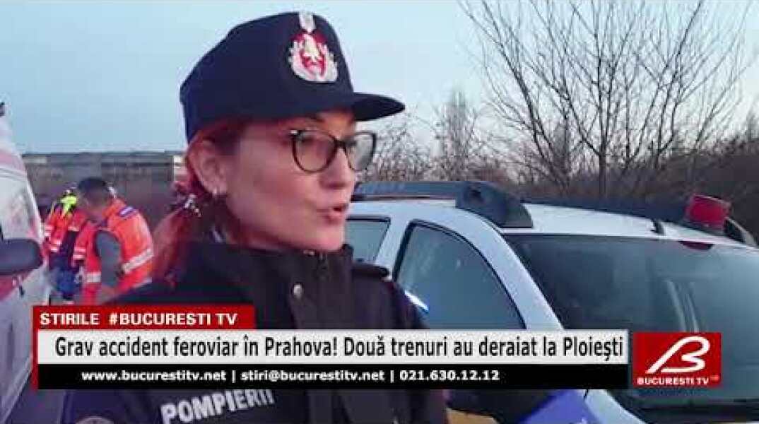 Grav accident feroviar în Prahova! Două trenuri au deraiat la Ploieşti