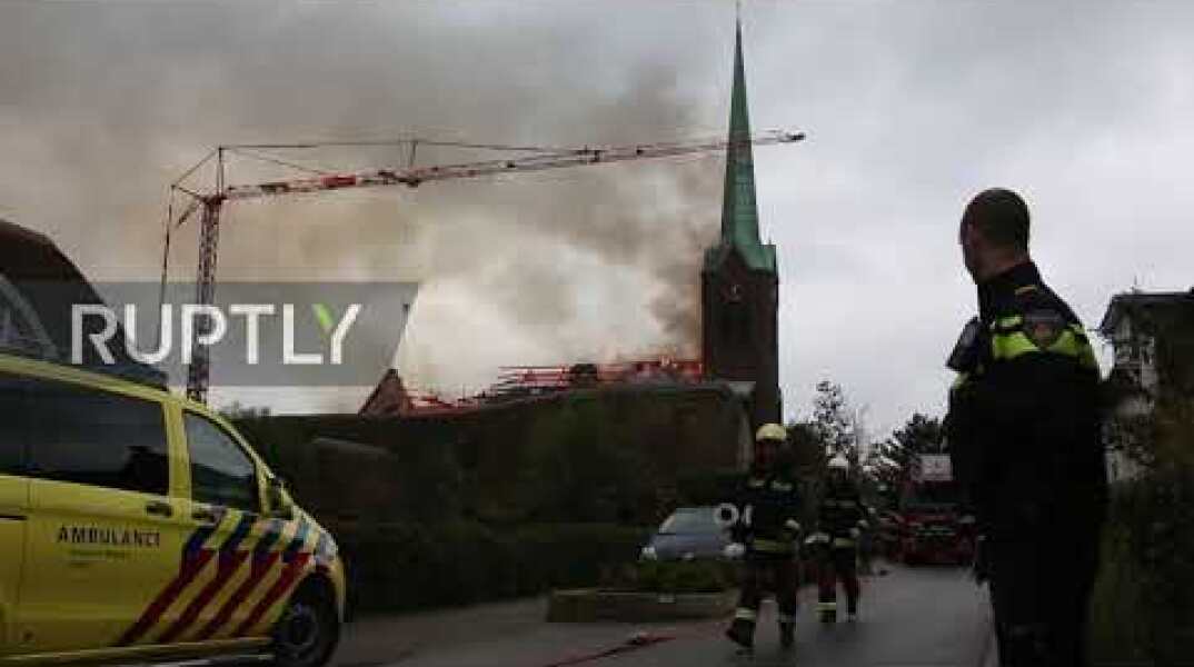 Netherlands: Major fire destroys historic church in Hoogmade