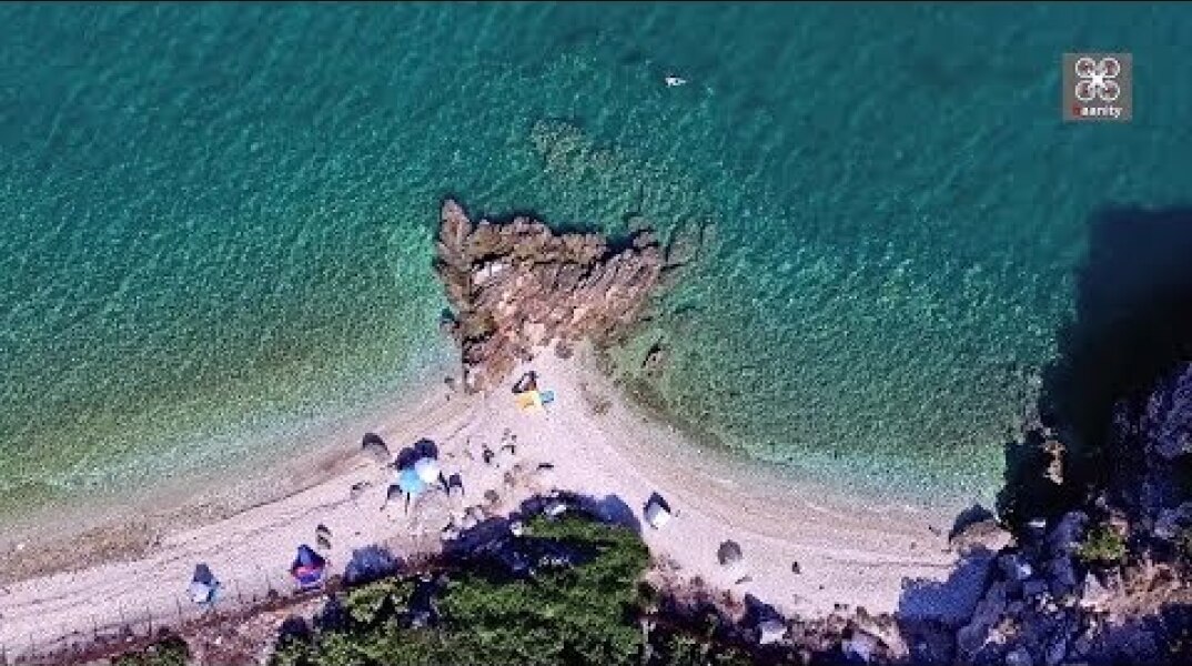 Η παραλία των Γυμνιστών  (Σελώσου by Tonis Sfinos) | Κρυφές παραλίες της Αττικής 3 Greece Drone
