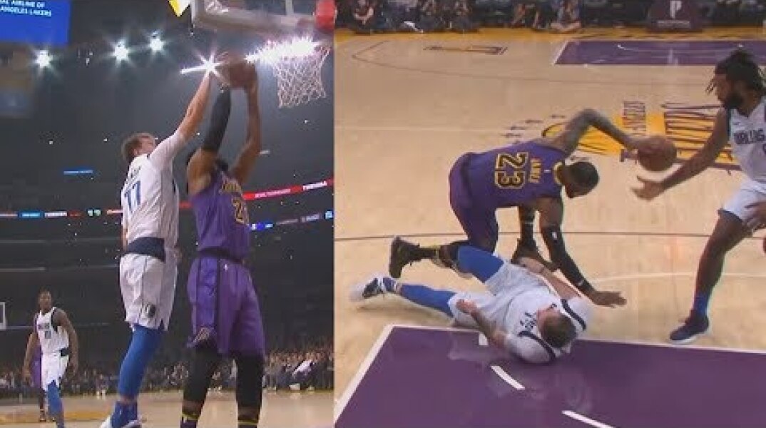Luka Doncic SHUTS DOWN LeBron James With Blocks! Lakers vs Mavericks