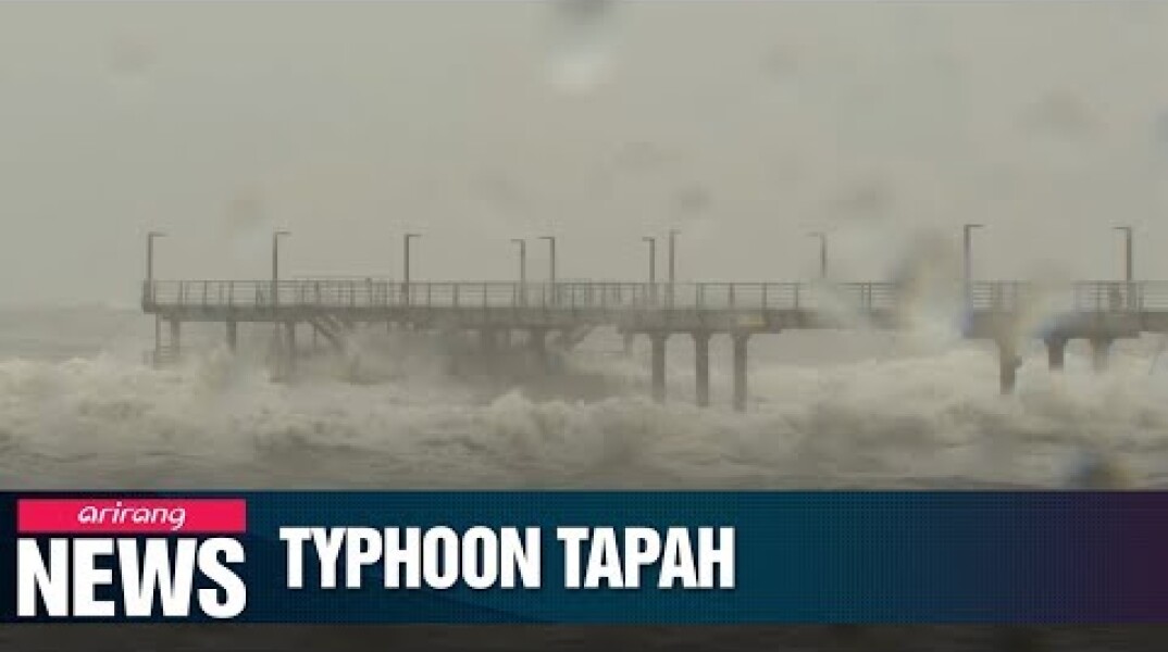 Typhoon Tapah to bring heavy rain and strong gusts nationwide