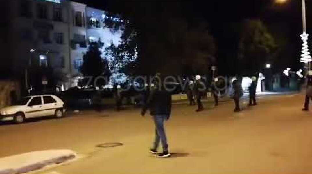 Επεισόδια στο κέντρο των Χανίων