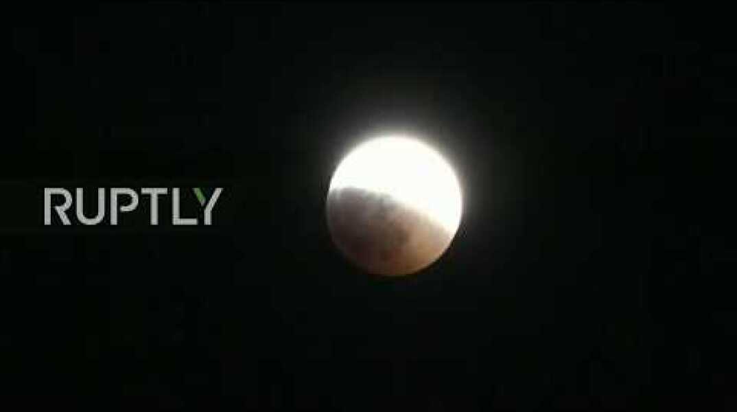LIVE: Blood Moon burns bright all around the globe ahead of total eclipse
