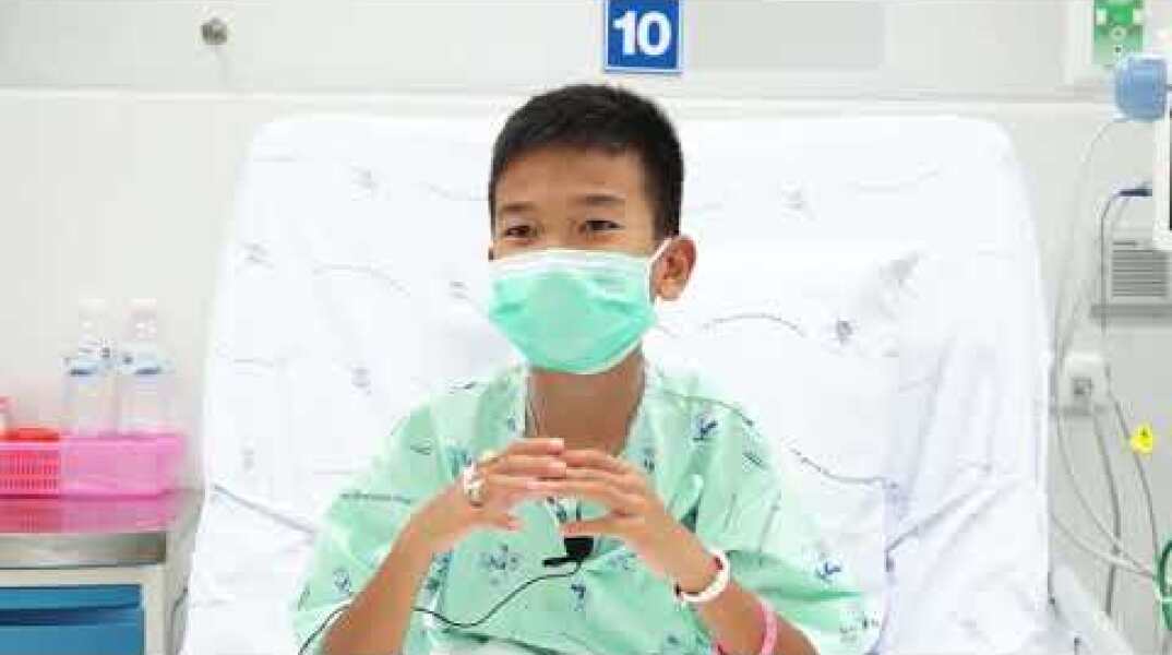 12 Boys and Coach at Hospital