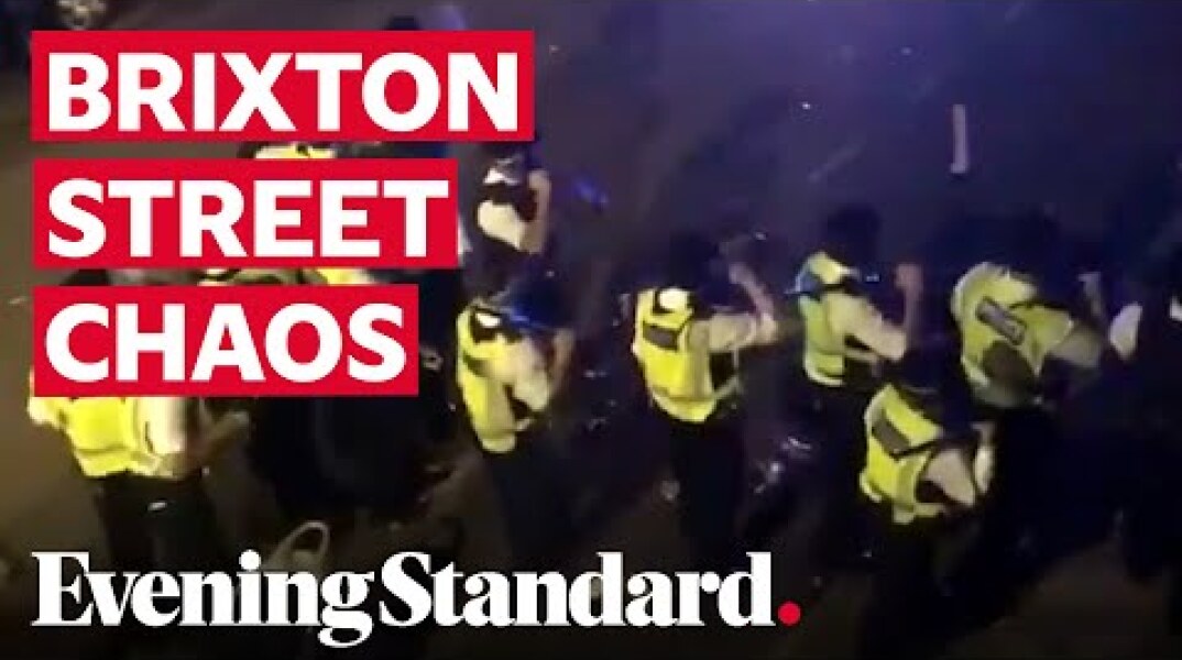 Brixton street party erupts into chaos and violence