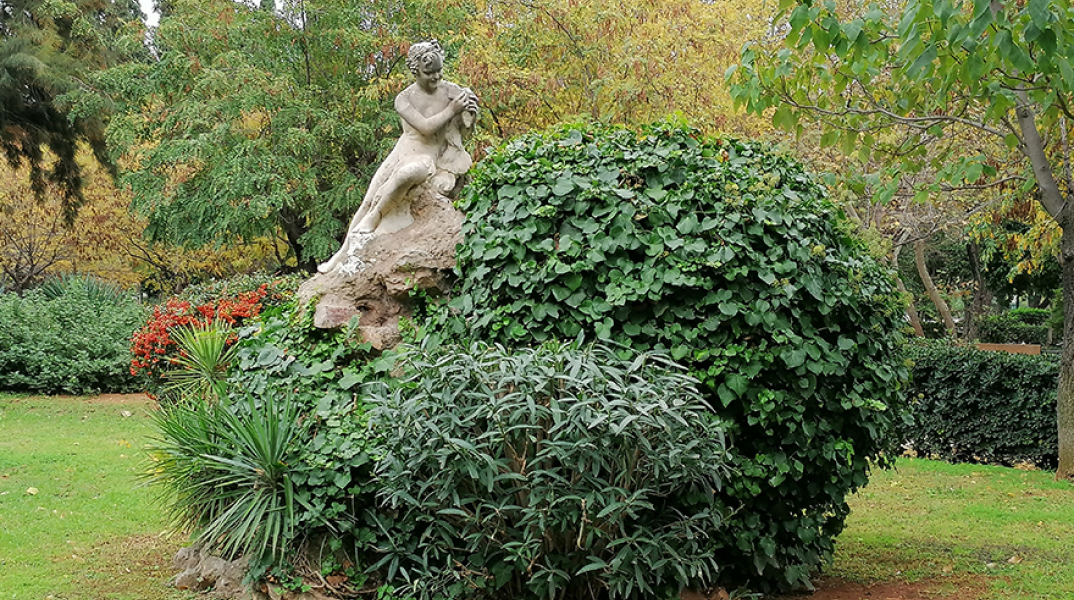 Ο Σάτυρος πάνω στο βράχο, έργο του Γεωργίου Δημητριάδη