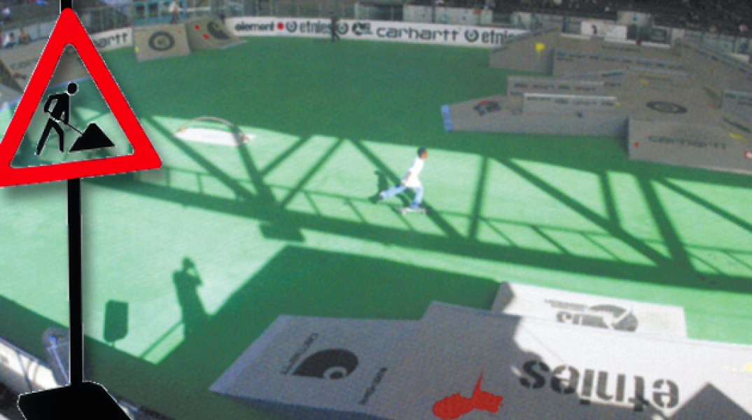 Skatepark στη Βασιλεία της Ελβετίας όπου έγινε το European Skateboard Championships '05