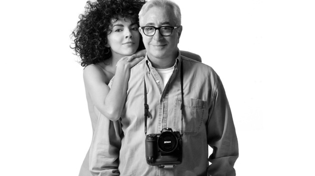 Ο Τάκης Διαμαντόπουλος με τη Μαρία Σολωμού