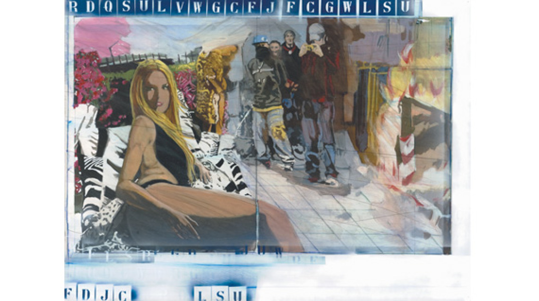 Μίλτος Μιχαηλίδης, «Η φωτογραφία», 2010, μεικτή τεχνική, Μέδουσα Αίθουσα Τέχνης