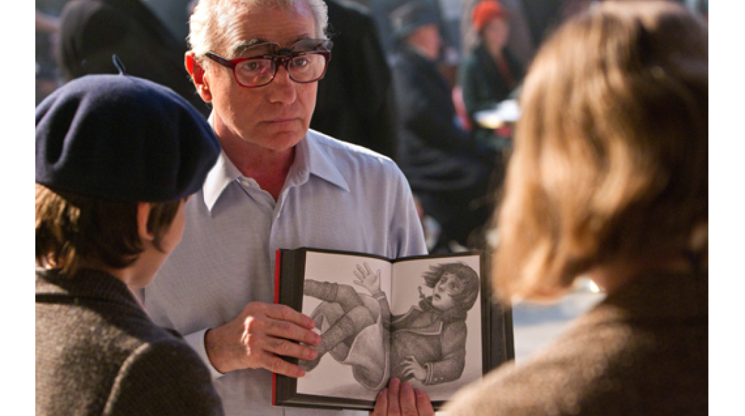 Ο Σκορσέζε στα γυρίσματα της ταινίας του «HUGO», που έχει προταθεί για 11 Όσκαρ