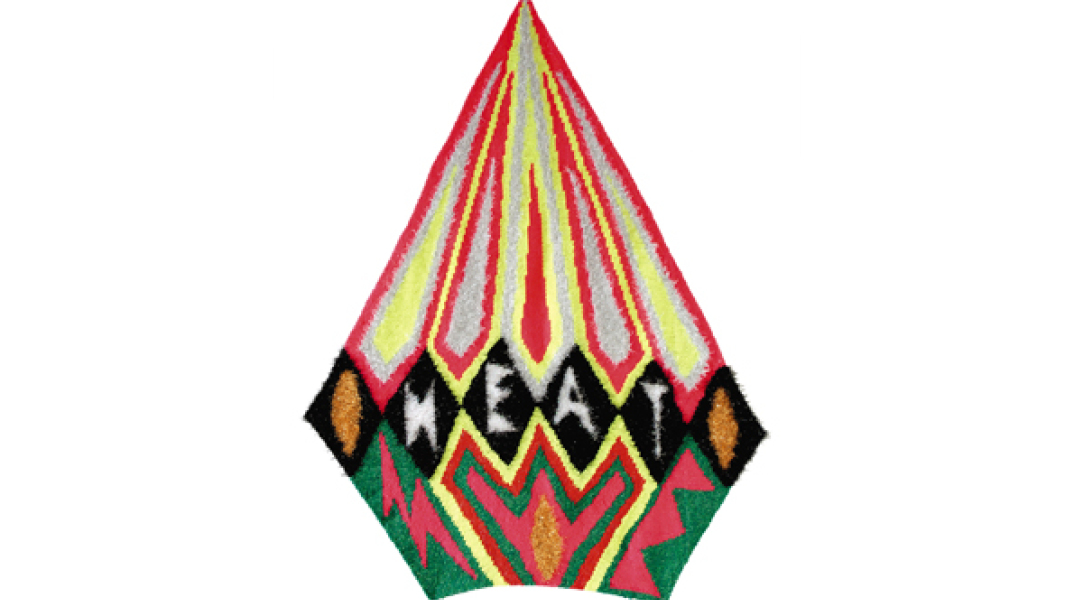 Λάκης & Άρης Ιωνάς, The Callas, HEAT ME, 2010, κέντημα, 155 x 115 cm