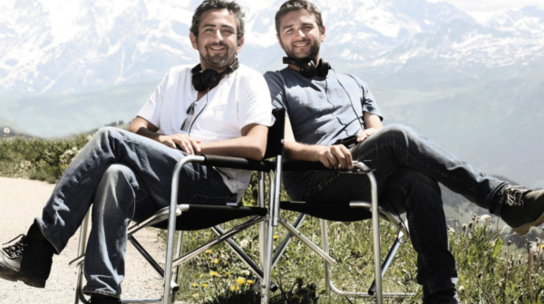 Οι δύο σκηνοθέτες της ταινίας, Ερίκ Τολεντανό και Ολιβιέ Νακάς (δεξιά)