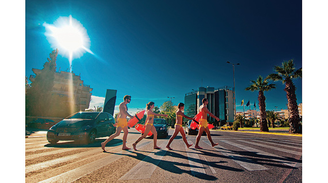 Φωτό Κοσμάς Κουμιανός. Στη φωτογραφία απεικονίζεται η Πανελλήνια σχολή ναυαγοσωστικής ΠΑ.ΣΧ.ΝΑ