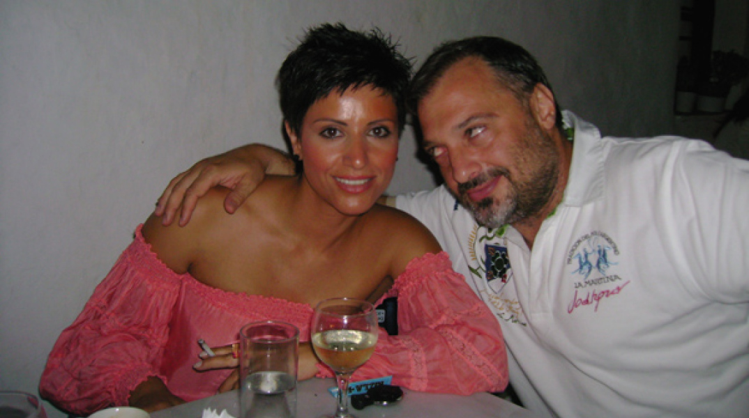 Ο Χρήστος Φερεντίνος με τη σύζυγό του, την ηθοποιό Σοφία Παυλίδου