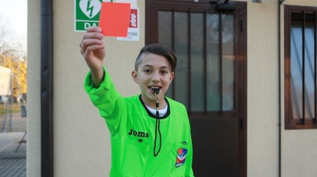 Επίσημος διαιτητής στα 12 