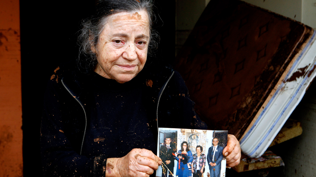 Εικόνα από τις καταστροφές που προκάλεσε η φονική πλημμύρα στη Μάνδρα Αττικής ΦΩΤΟ: LATO KLODIAN / EUROKINISSI