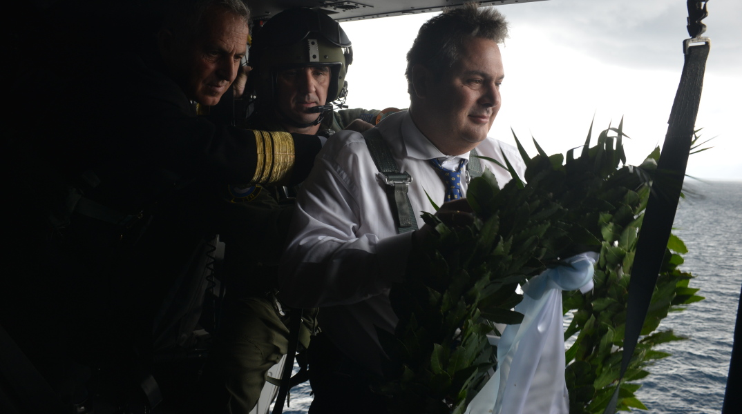 Θερμό επεισόδια στα Ίμια, ενώ ο υπουργός Άμυνας απέδιδε τιμές 