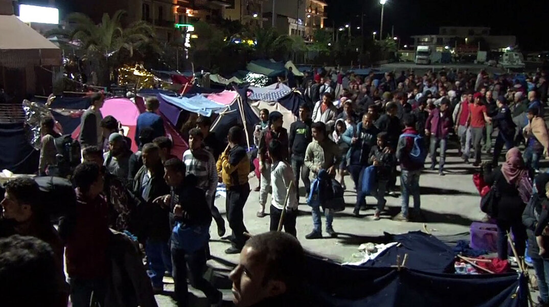 Πρόσφυγες στη Χίο