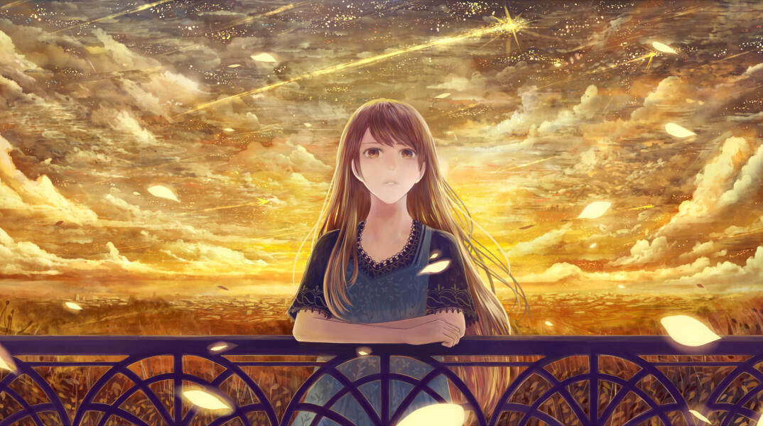 sunlight-night-anime-evening-fence-mythology-light-girl-starry-sky-576852.jpg
