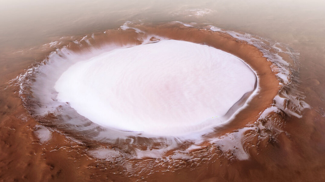 Άρης - κρατήρας Κορόλεφ