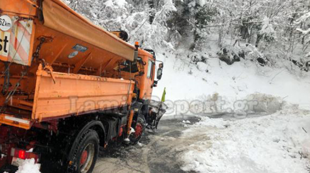 Χιόνια στη Φθιώτιδα