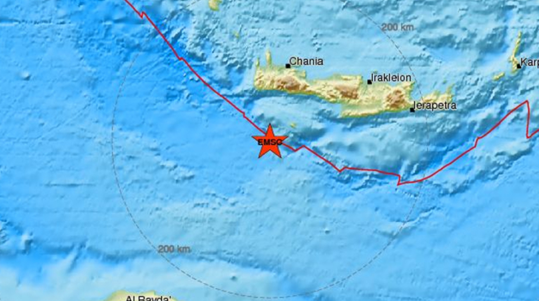 Σεισμός στην Κρήτη