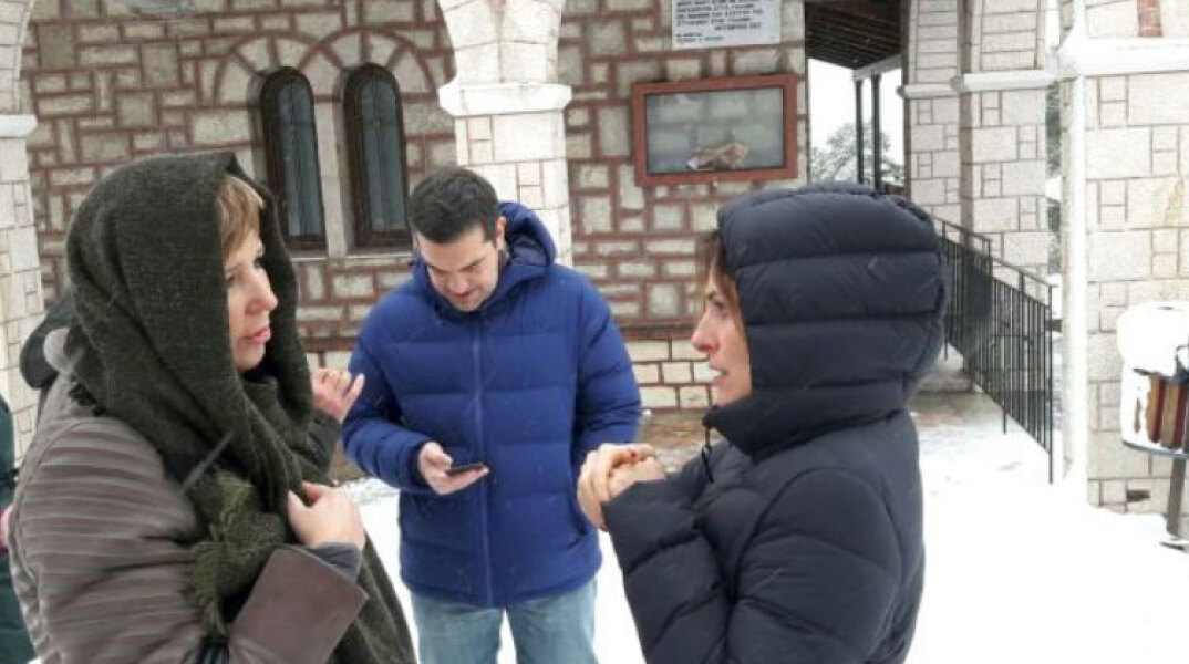 Αλέξης Τσίπρας - Όλγα Γεροβασίλη - Μπέτυ Μπαζιάνα