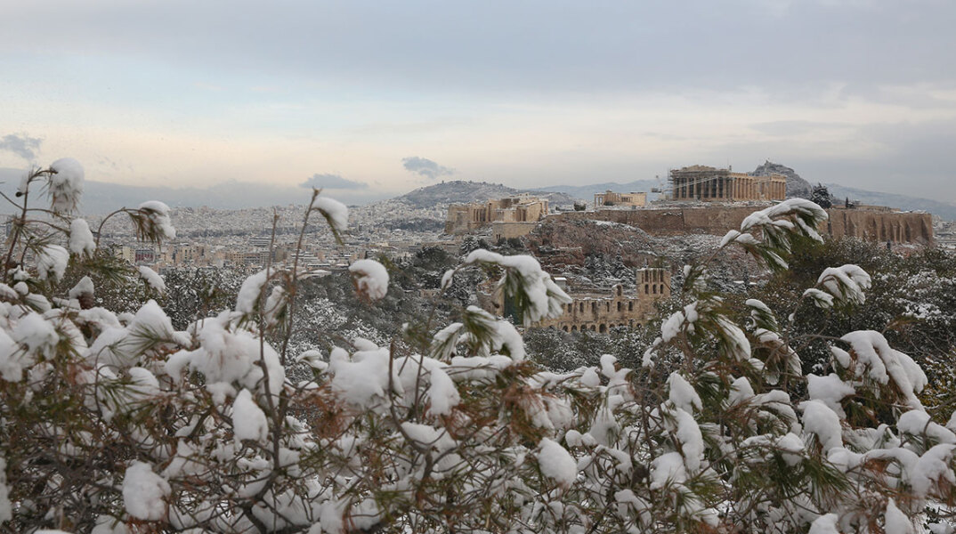 Χιόνια - Αθήνα