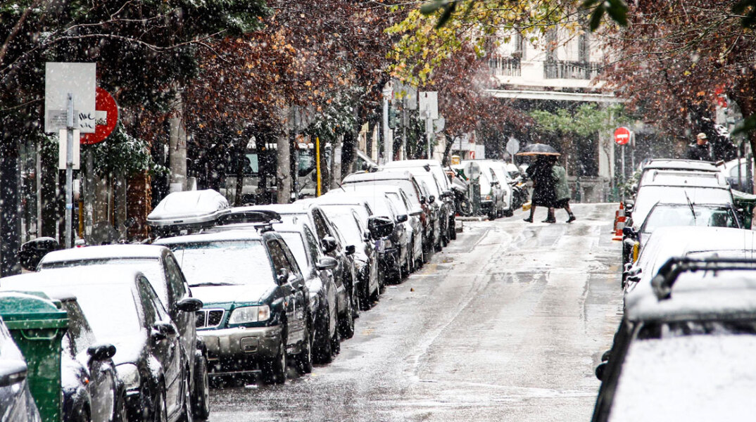 Χιόνι στη Θεσσαλονίκη