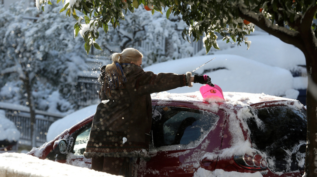 Αθήνα Χιόνια