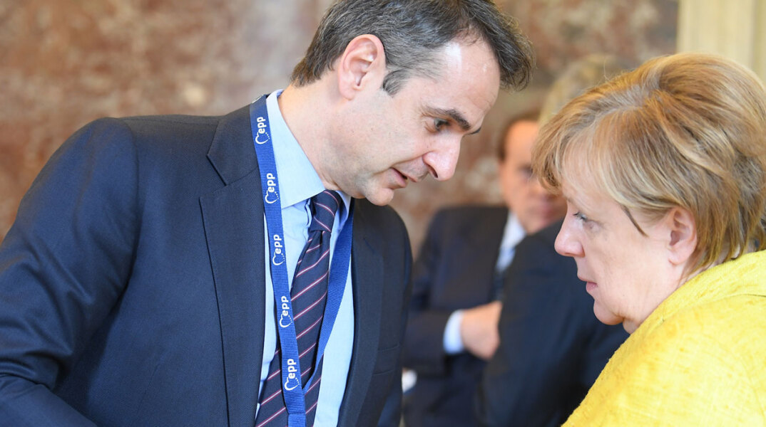 Κυριάκος Μητσοτάκης - Άνγκελα Μέρκελ 