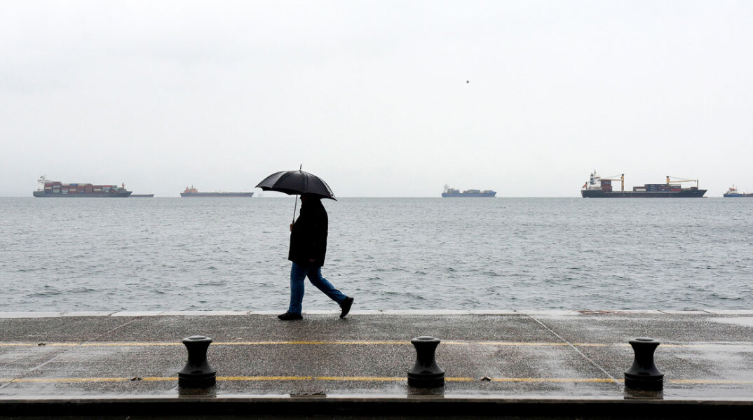 Βροχή στη Θεσσαλονίκη