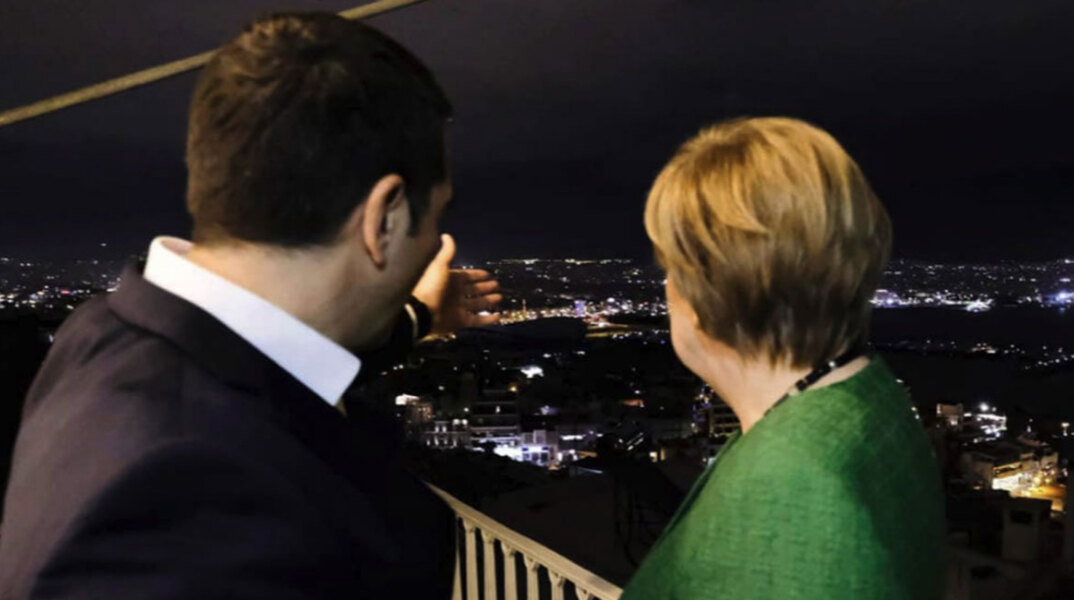 Αλέξης Τσίπρας - Άνγκελα Μέρκελ στην Καστέλα