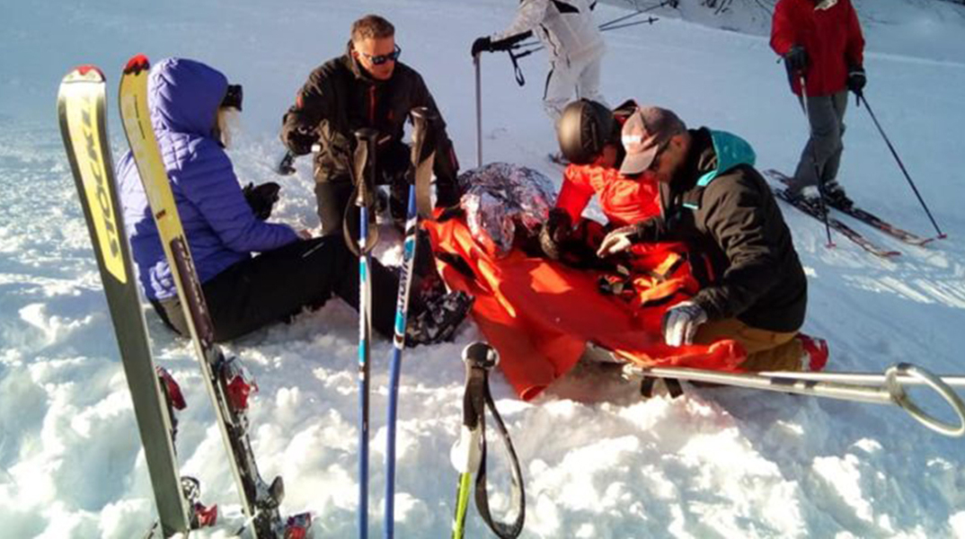 Τραυματίες στο χιονοδρομικό κέντρο Πηλίου © thenewspaper.gr
