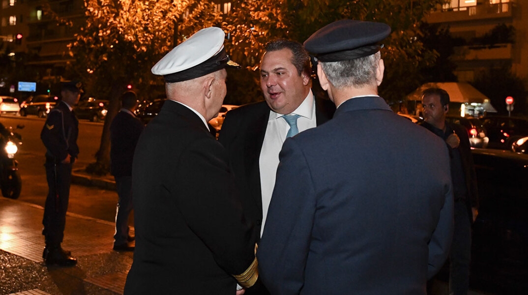 Πάνος Καμμένος και Ευάγγελος Αποστολάκης